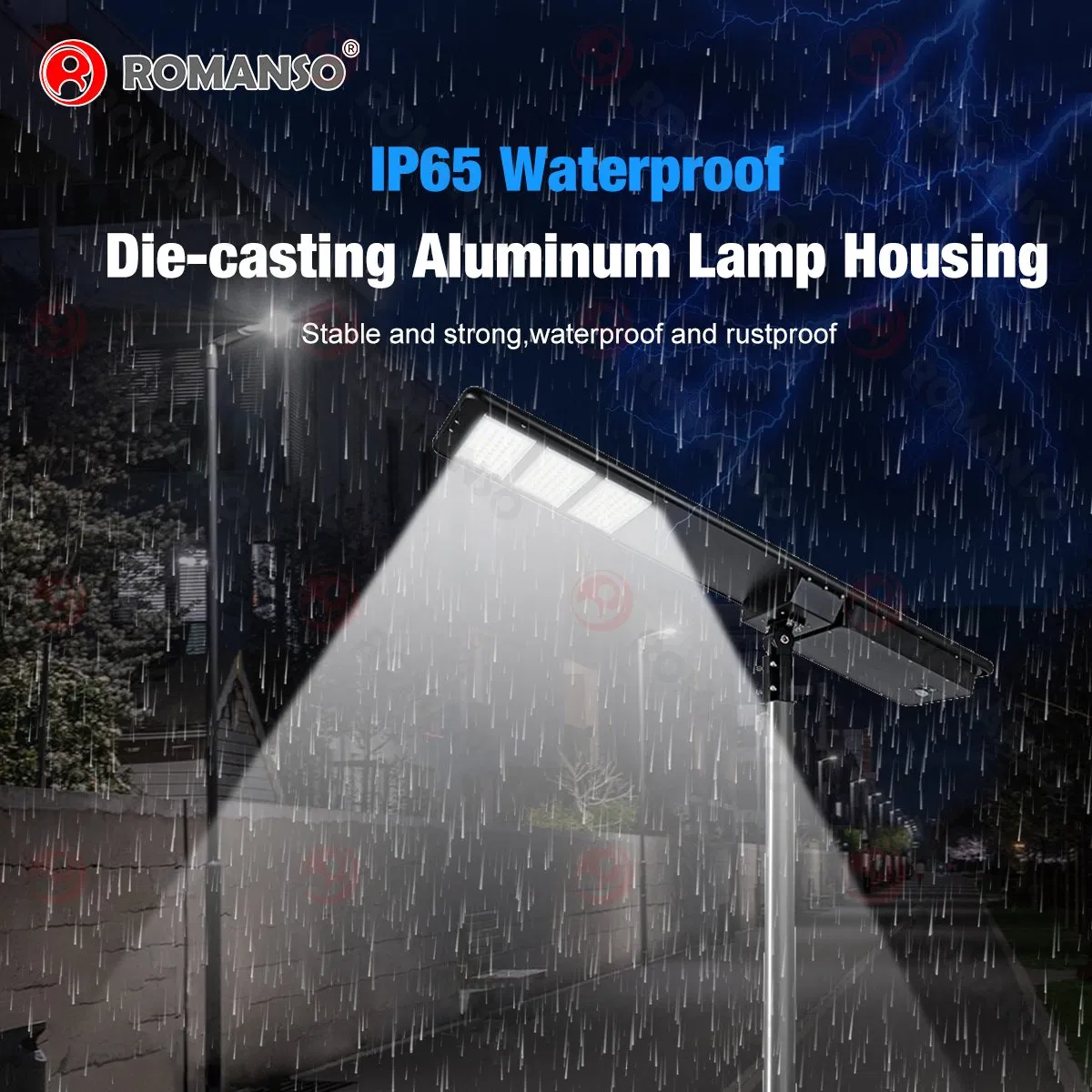 400W 300W LED Solar Light Countryside