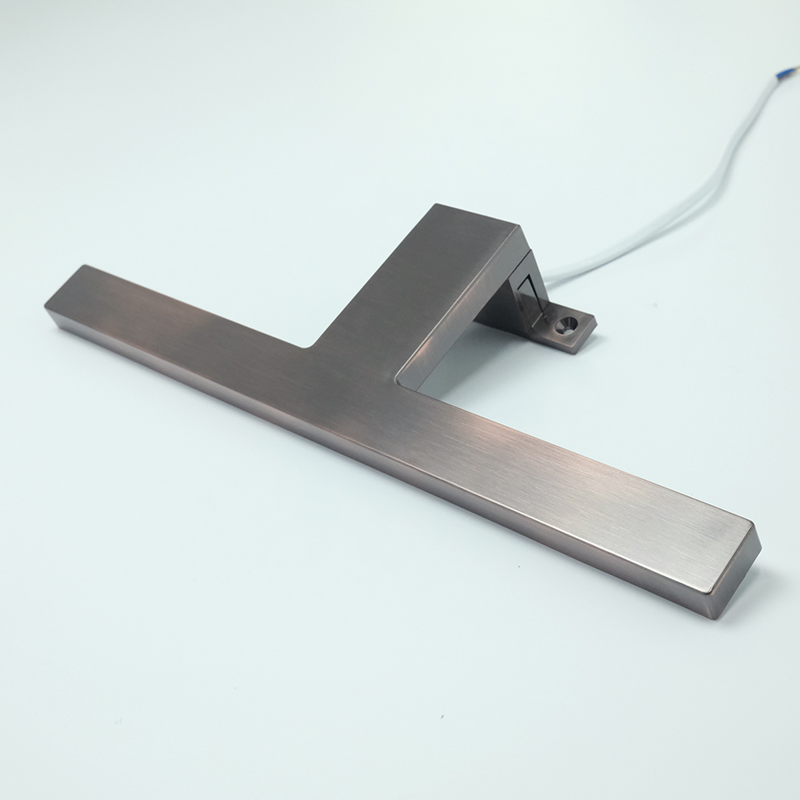 Hot Sales Matt Black Color IP44 30cm ABS 5W / 7W LED Waterproofed Bathroom/Bath/Washroom Front Mirror Light for Furniture/Cabinet CE 220V