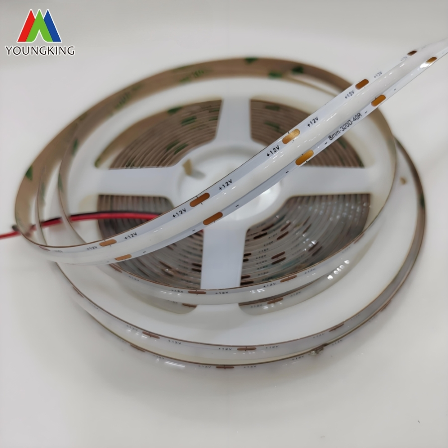 COB Csp Strip White Ra90 8mm 320LEDs 12V/24V 5.4W LED Strip Light Luces LED Tira De Luz LED COB LED Strip