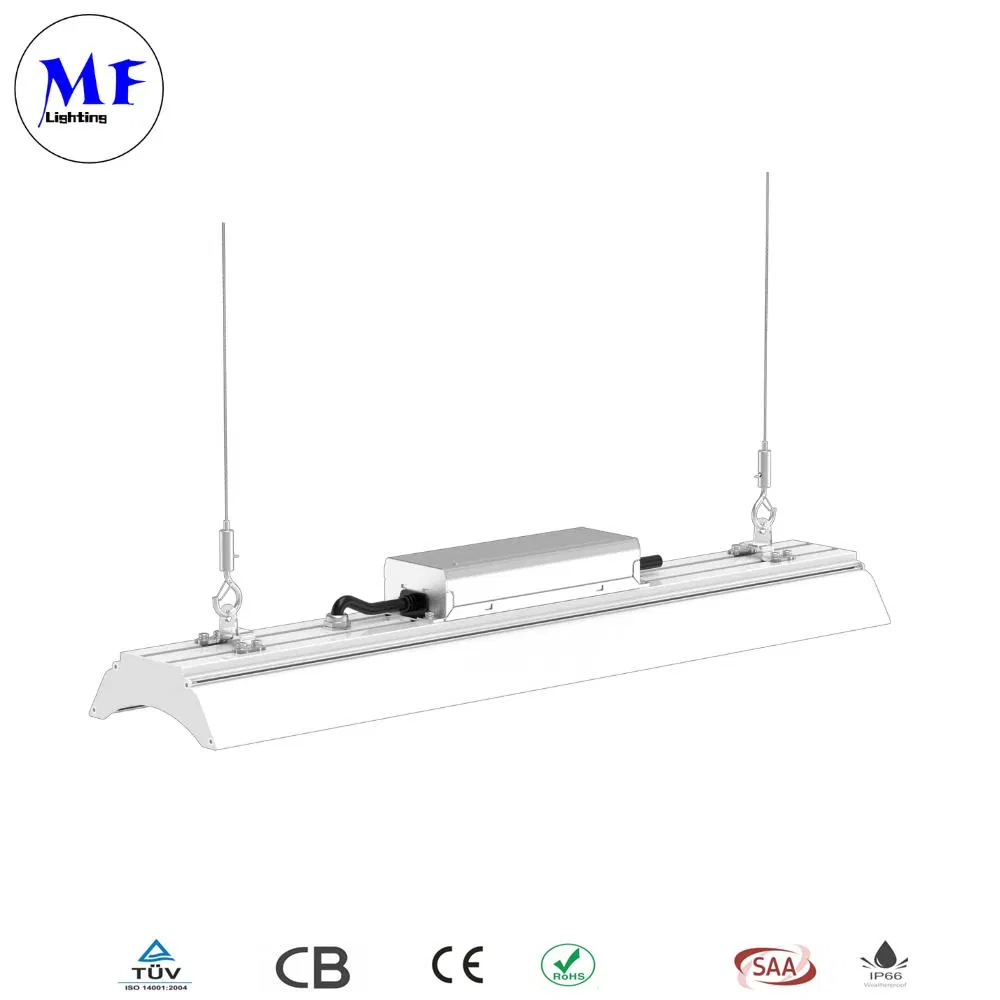 Factory Price 50W 100W 150W 200W IP66 Aluminum Linear LED High Bay Light with 5years Warranty for Warehouse Factory
