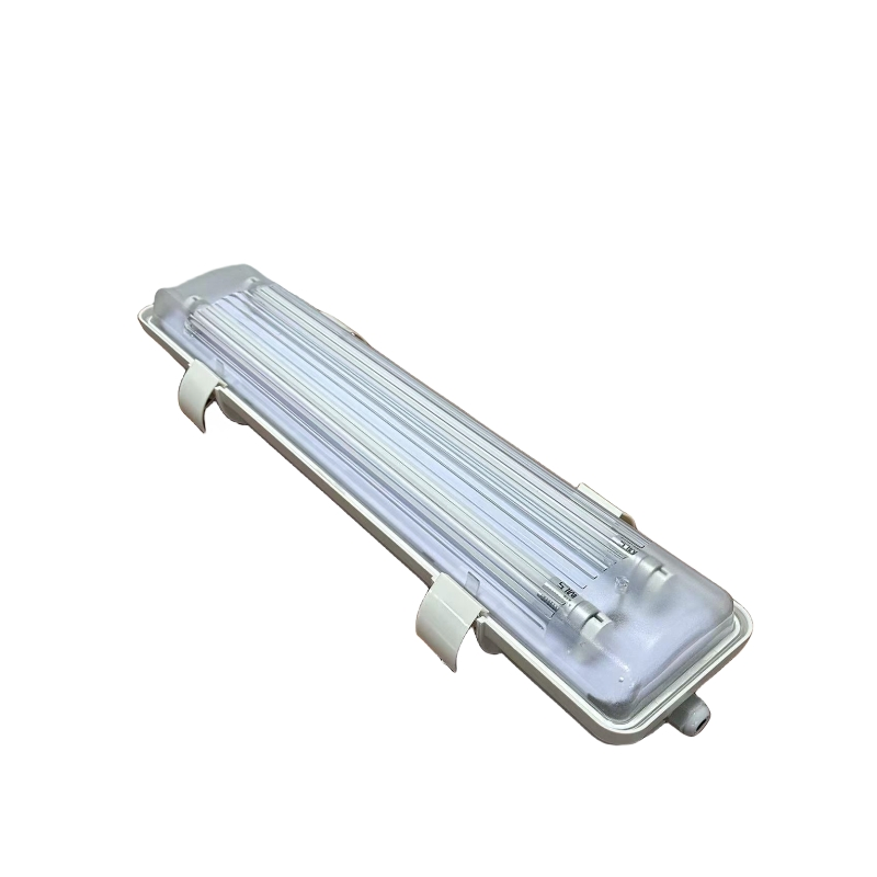 LED Explosion Proof Double Tube Emergency Light ATEX Fluorescent Batten Lamp 18*2W 24*2W 32*2W for Power Facilities