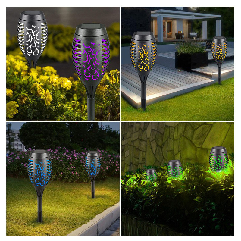 LED Lawn Lights with Rhythmic Lights Outdoor Solar Landscape Lights