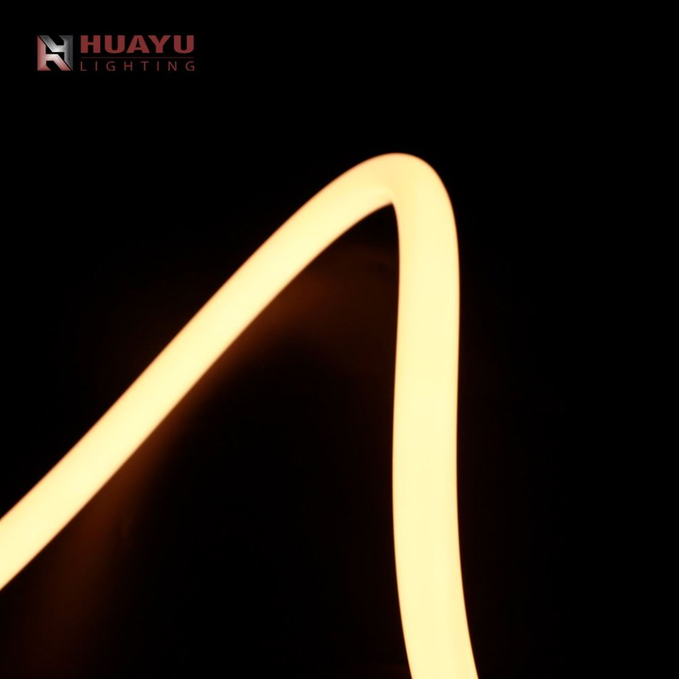 D25 Neon Flexible LED Channel Lighting - 3000K Warm White, Dual Voltage DC12V/24V, 5-Year Warranty IP67 Outdoor Light