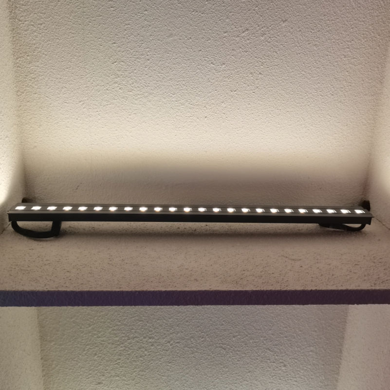 Exterior Wall Waterproof Widened Surface Square Lamp Hole LED RGBW Line Light