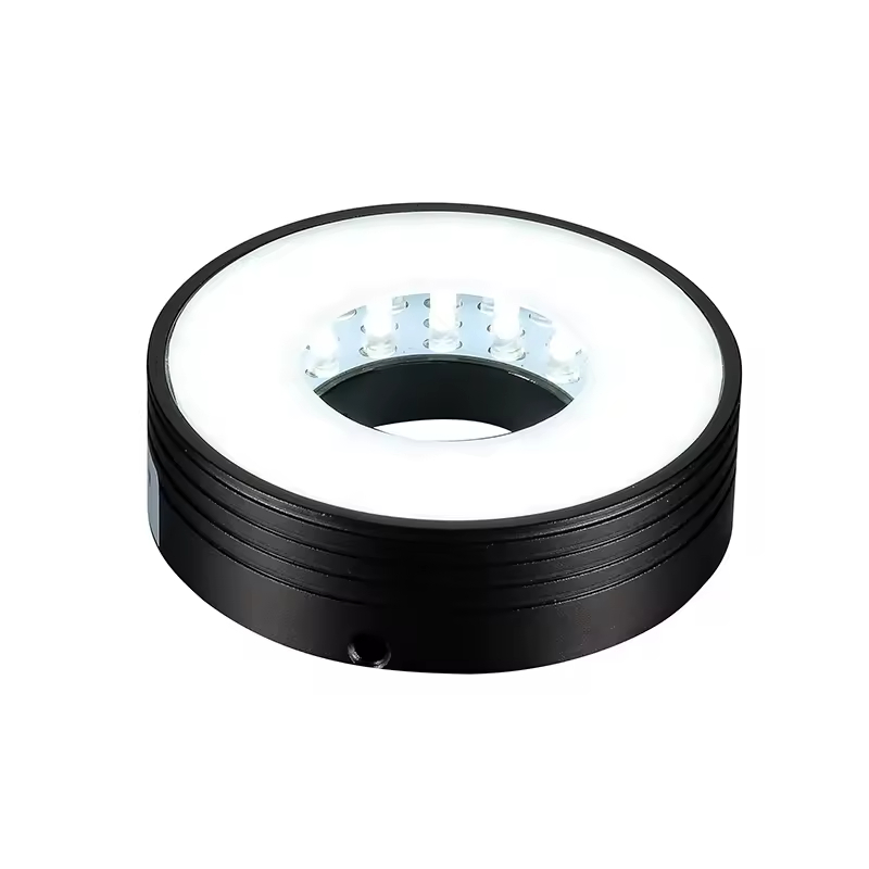 30 Degree High Brightness Uniform LED Light Source Machine Vision Ring Light DC 24V for CCD CMOS Camera Industrial Lead Frame Inspection PCB Board Inspection