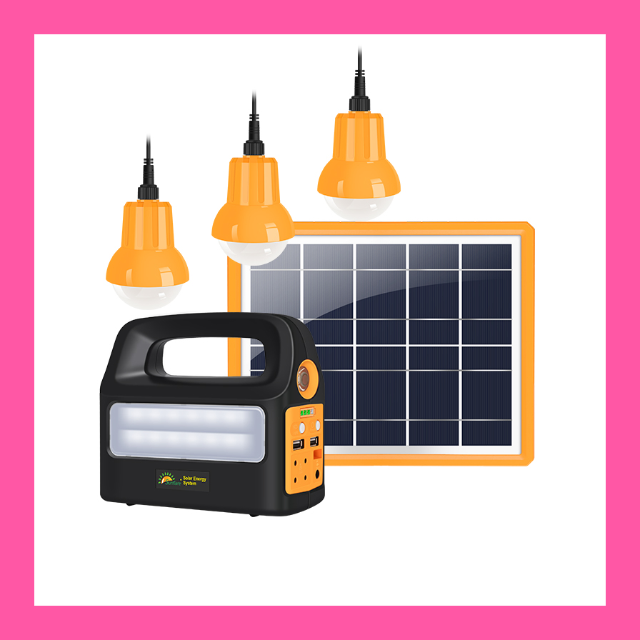 Chinese OEM ODM Factory Customize Support Solar-Powered Home Lighting System with Integrated Torch and LED Reading Lights (SC-1) for Camping and Reading Use