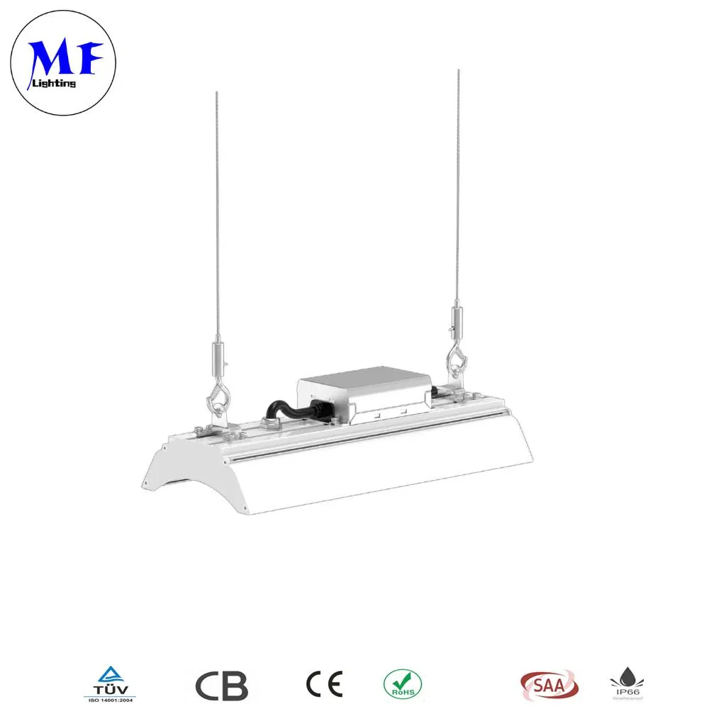 Factory Price 50W 100W 150W 200W IP66 Aluminum Linear LED High Bay Light with 5years Warranty for Warehouse Factory