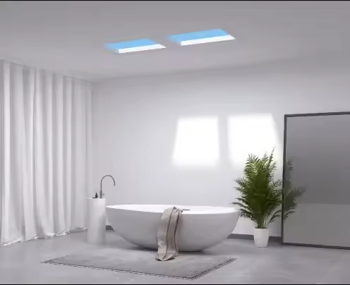 Artificial Sunlight Virtual LED Skylight Smart Home Panel Light for Office