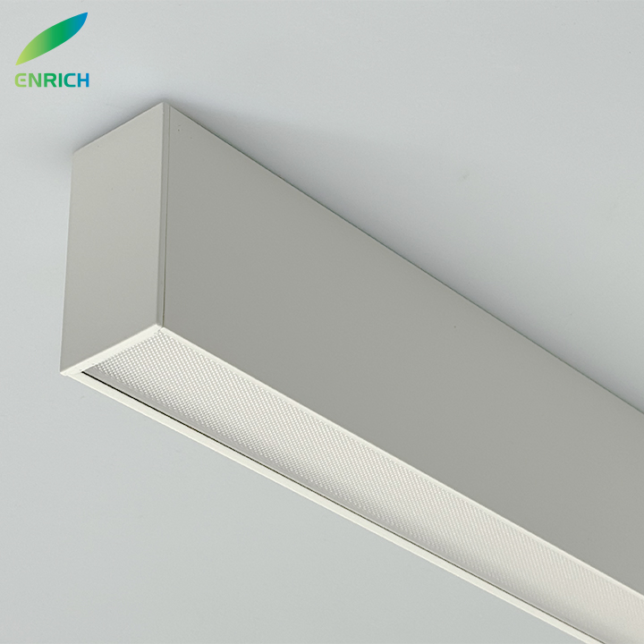 Industrial Ceiling Office Indoor Shop Suspended 4FT 8FT Pendant Linear LED Linear Light