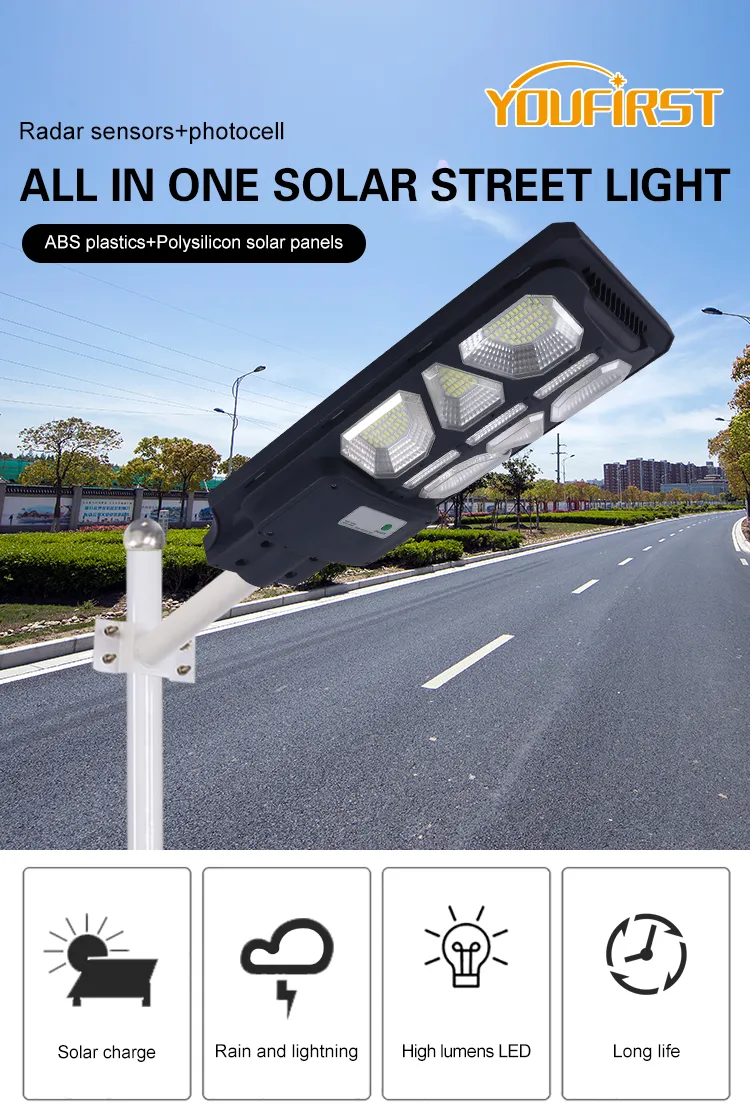 Integrated Solar LED Street Light