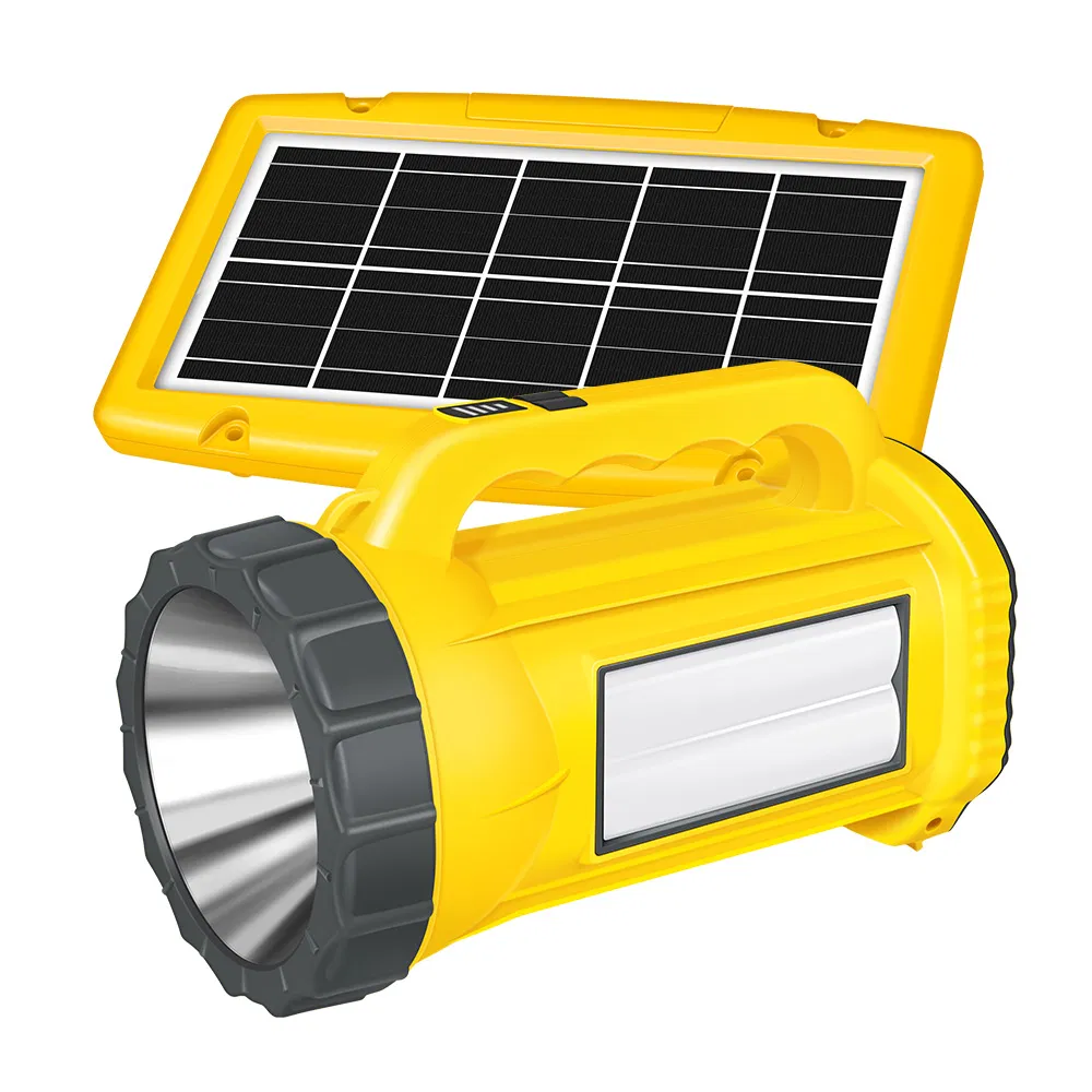 17wh Solar Torch with Multifunctional LED Flashlight Handy Solar Light