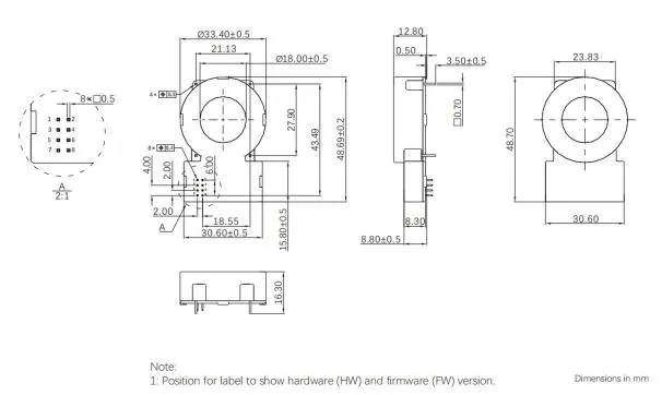 Residual Current Sensors Diagram for Charging Pile System