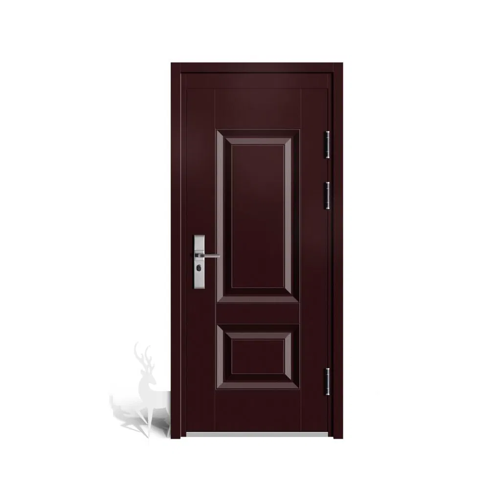 18. Modern Simple Security Entrance Modern Antitheft Turkey Exterior Metal Steel Door Stylish for Home Office Entryway
