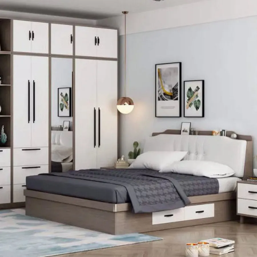 Hotel Bedroom Furniture Setup