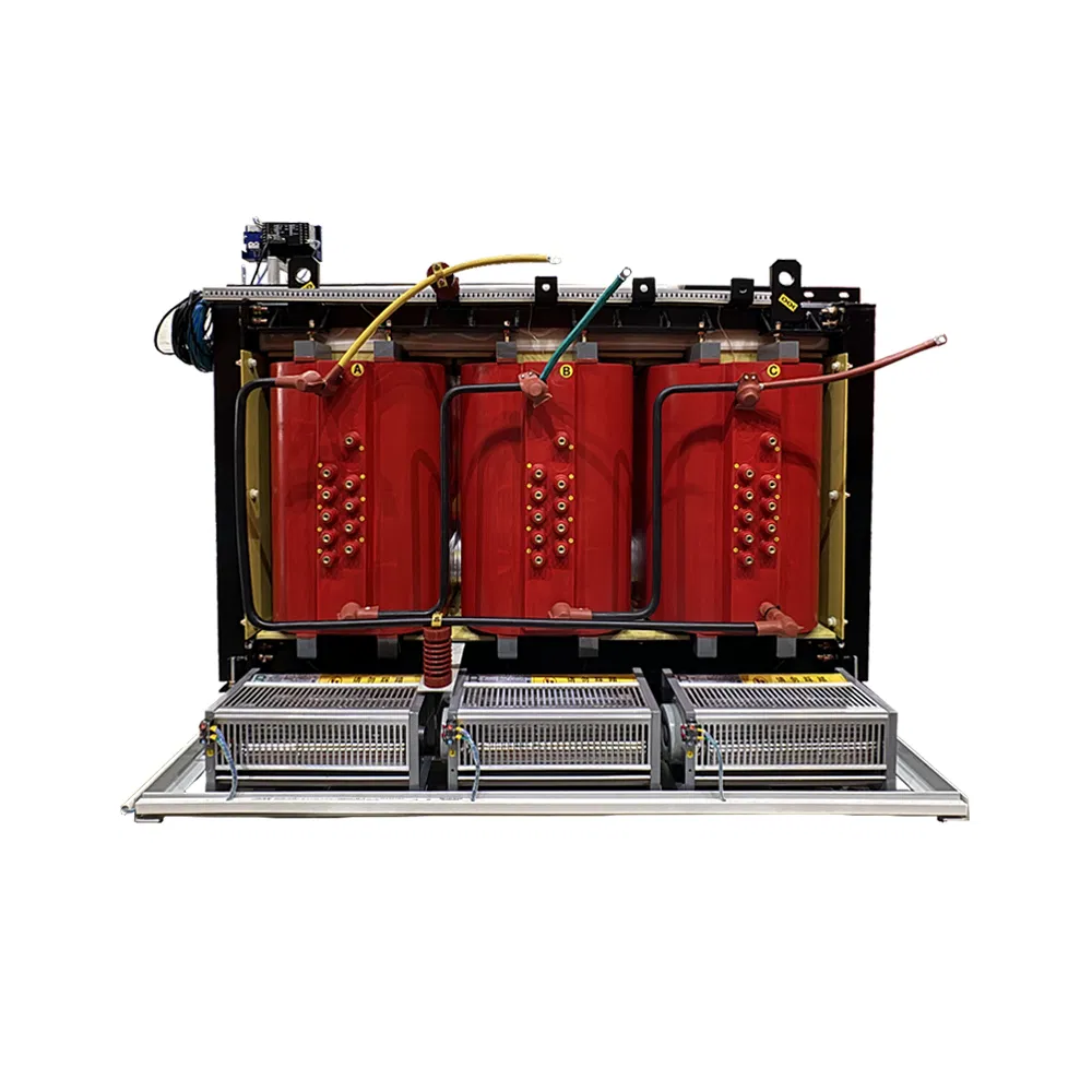 High permeability 2500kva Power Distribution Amorphous Alloy Dry-Type Transformer Customized