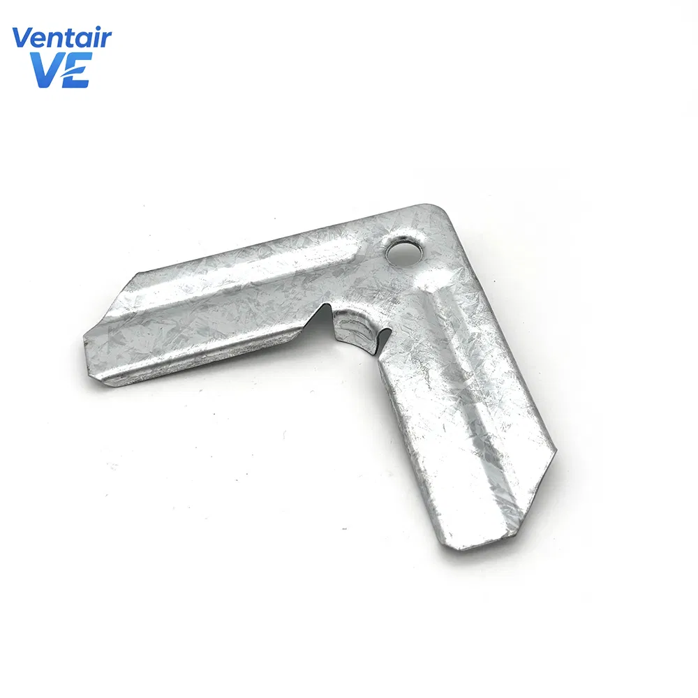 Galvanized Steel Tdf Duct Flange Corner for HVAC Ventilation Duct Accessories