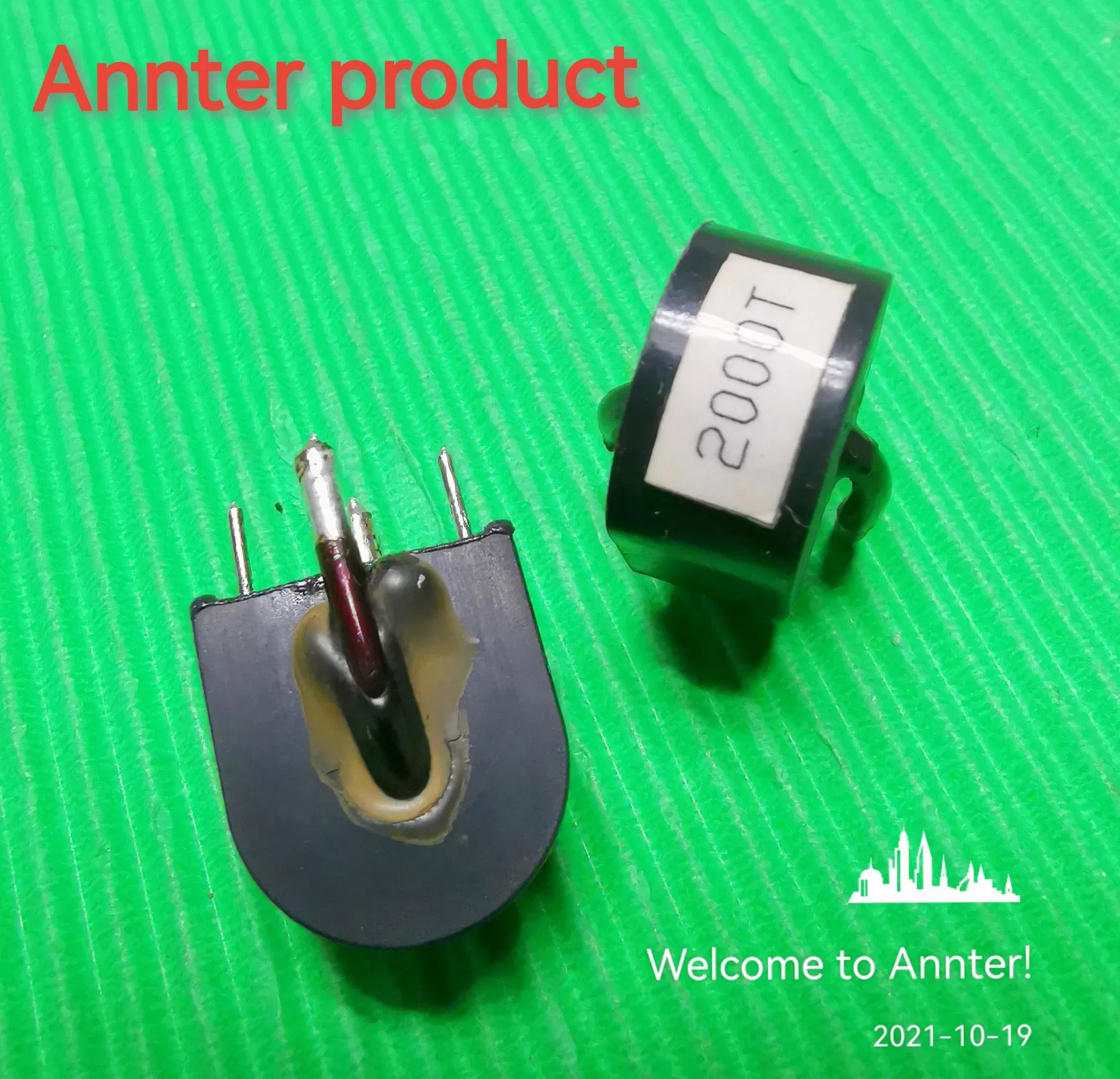 Zero-Phase Current Transformer with Ferrite Core, High Accuracy Sensor for Power Transducer 1: 100