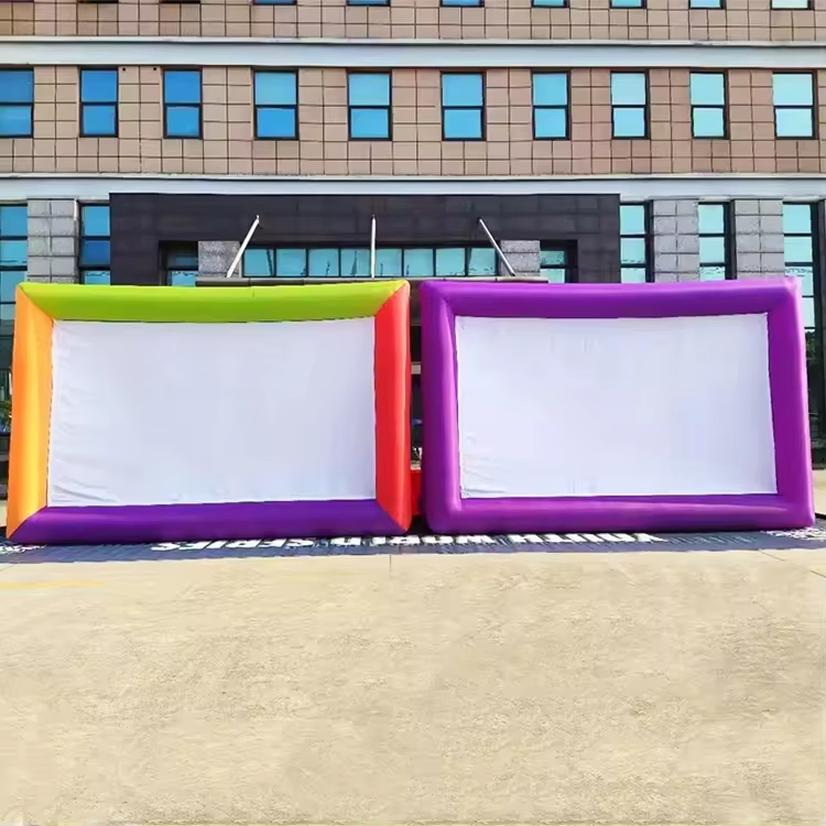 Wholesale projection inflatable movie screen home air cinema theater for carnival