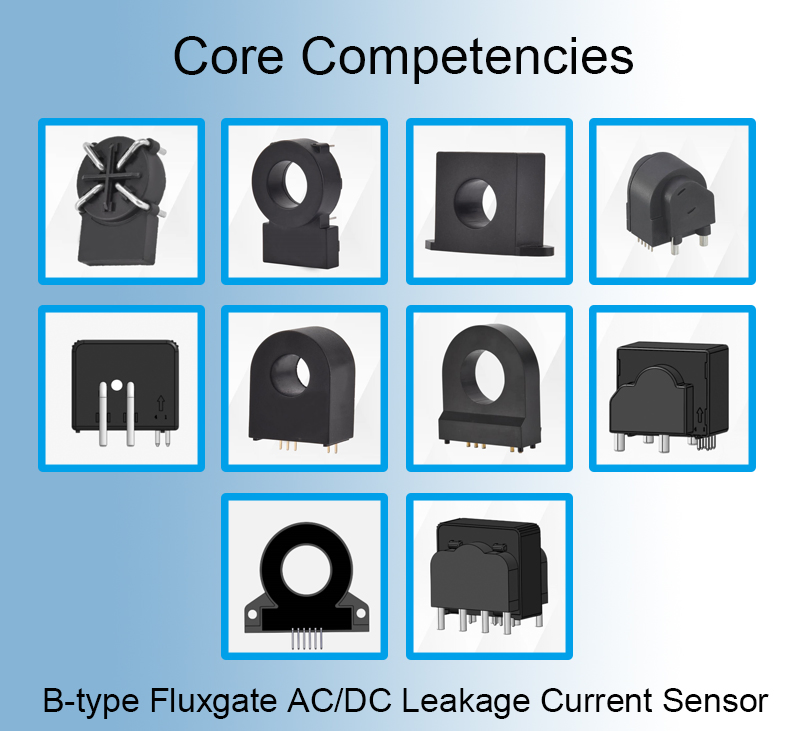 Type B Current Transformer Residual Sensors Hyca-07/MD DC6ma AC20mA Charging Pile AC30mA