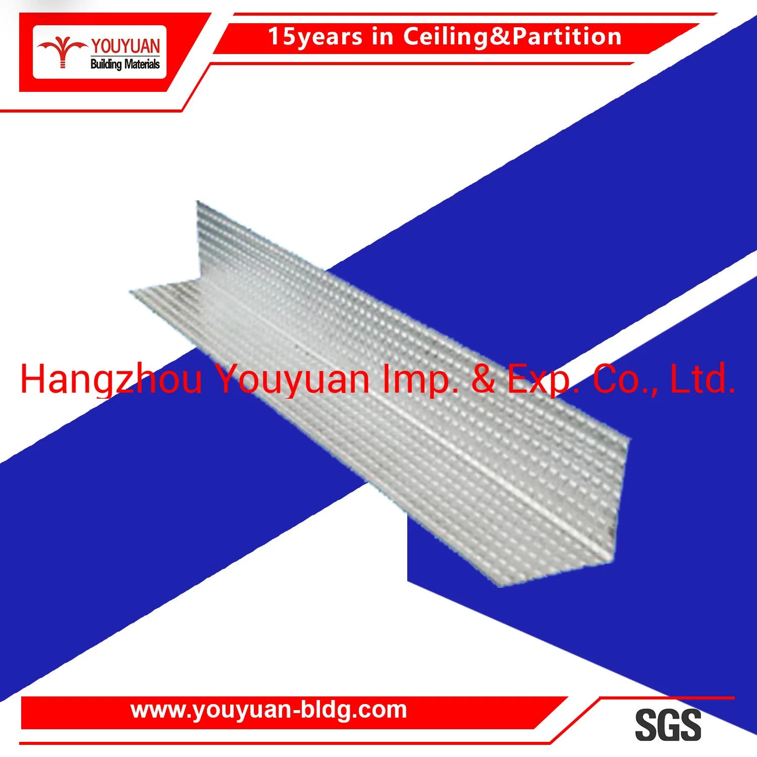 Galvanized Steel Ceiling Angle Wall Corner