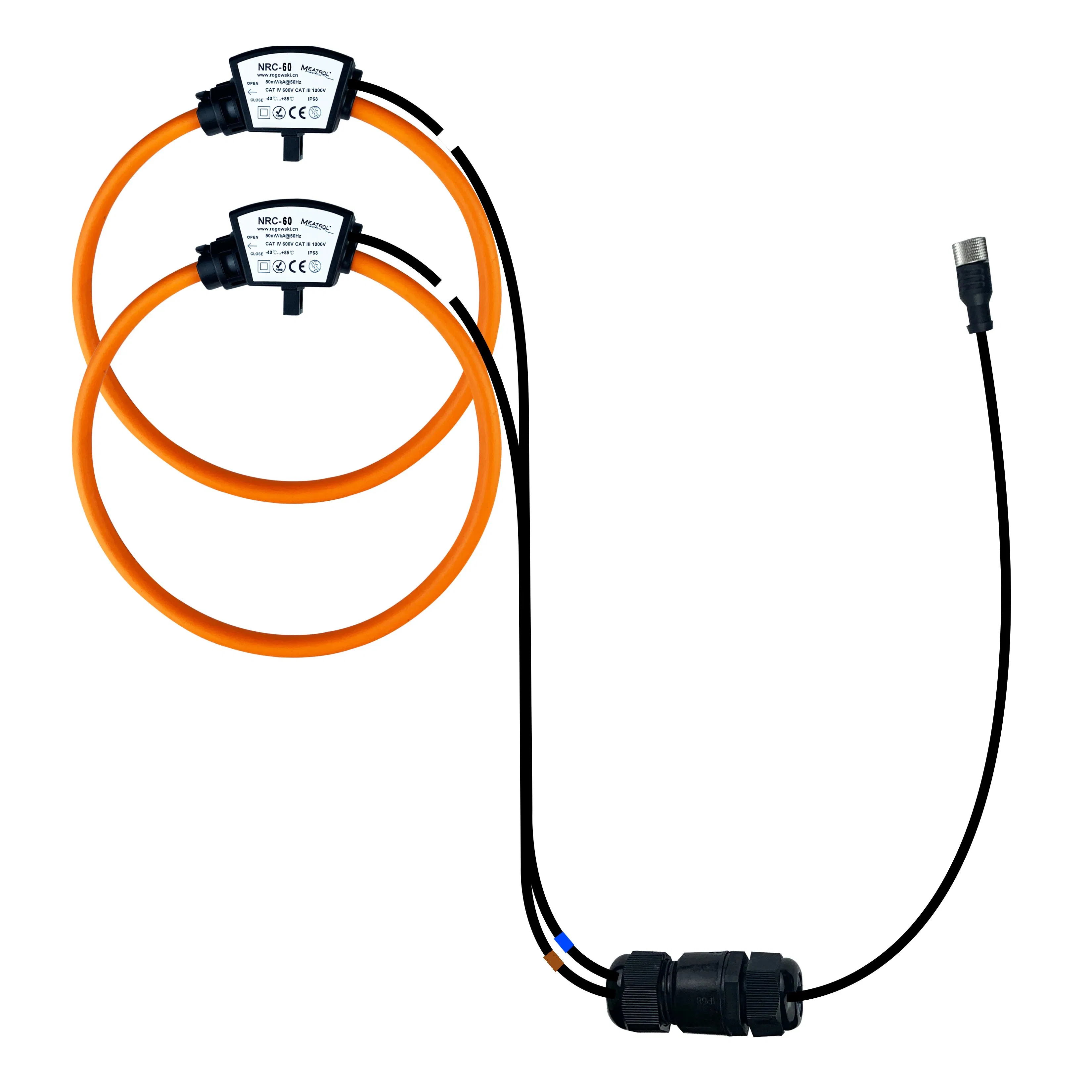 Current Measuring Energy Consumption Monitoring Rogowski Coil Sensor Flexible Current Transformer