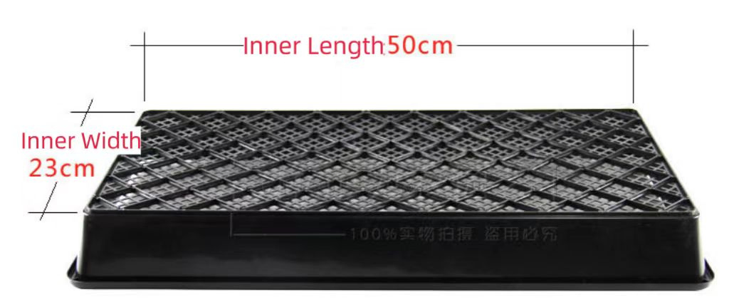Anti-Corrosion Thickened Plastic Nursery Tray for Efficient Plant Propagation