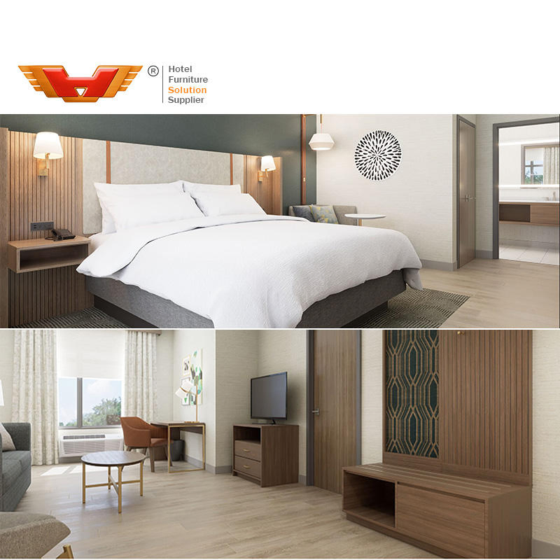 Manufacturer Supply Service Holiday Inn Modern Hospitality Full Set Hotel Guest Room Furniture