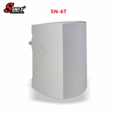 Sn-6t High Quality Loudspeaker 6" Woofer White Black Outdoor Home Theater School
