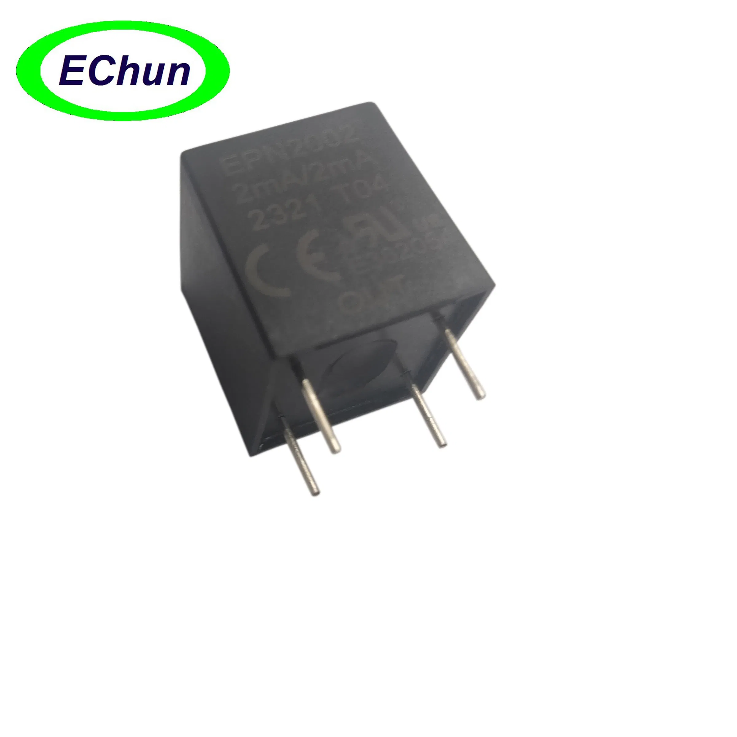 Echun UL Certification Current-Type Potential Transformer Epn2002-T04 2mA/2mA 1mA/1mA for PCB Usage