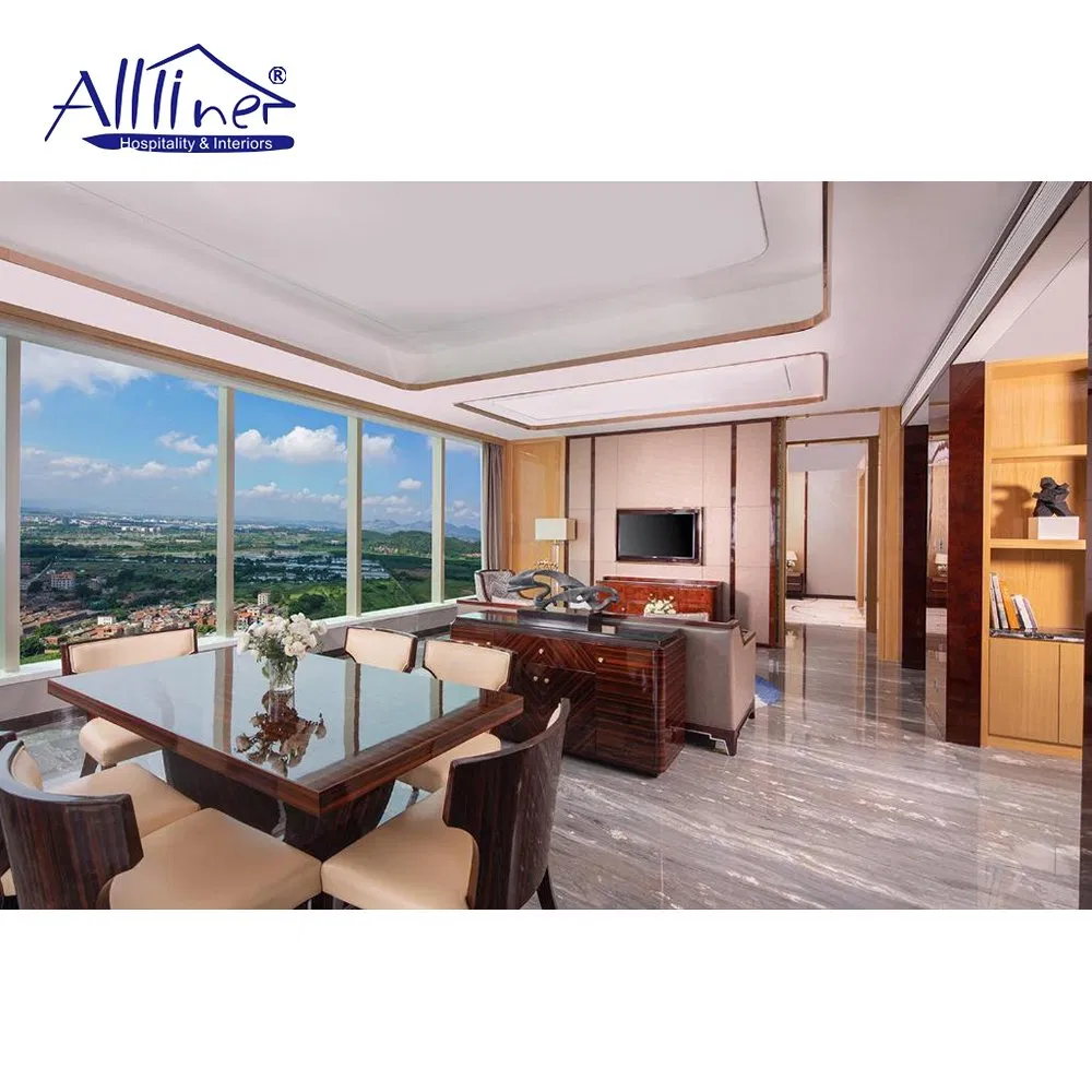 Wyndham Hotel 5 Star Bedroom Sets Used Luxury Leather Double Bed Guest Room Furniture