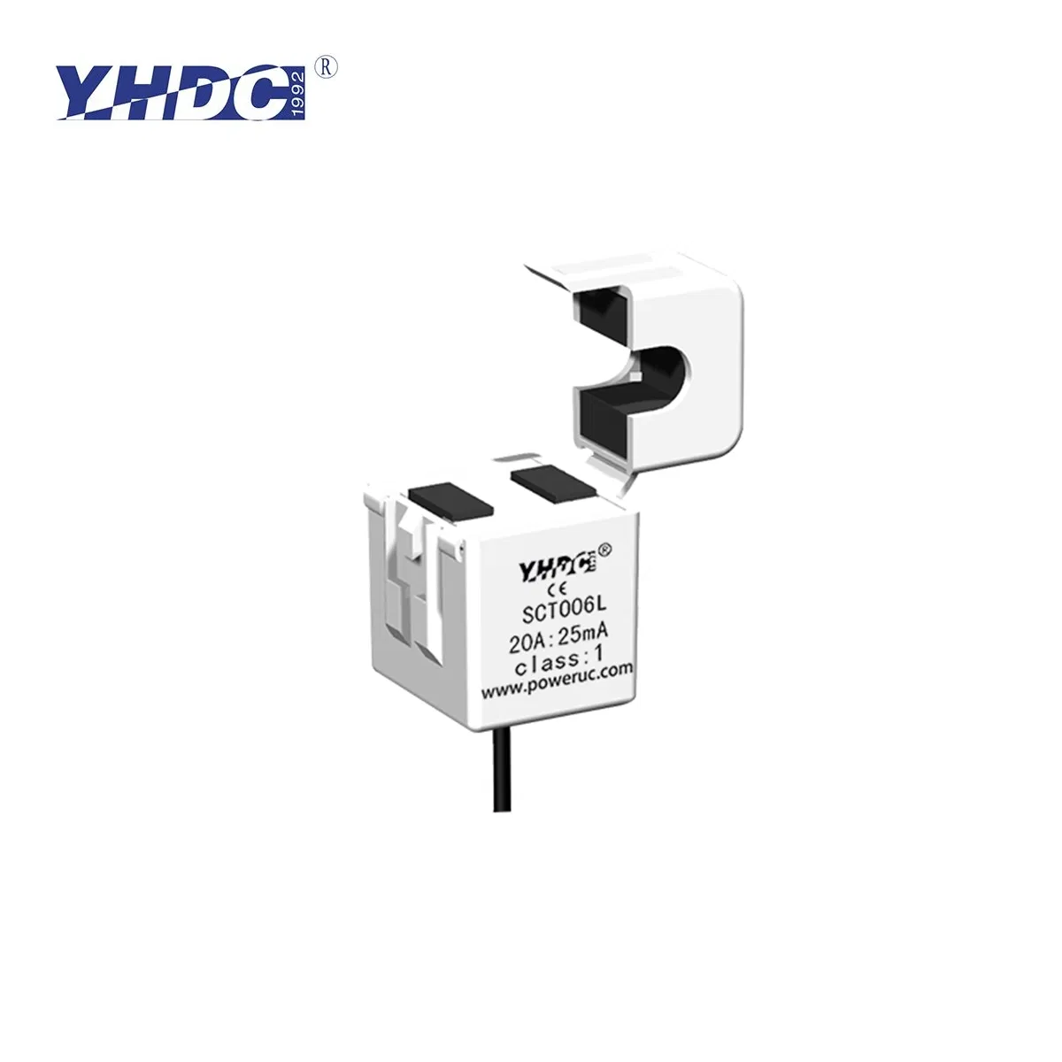 CE/RoHS Yhdc-Sct006L Clamp on CT Sensor Split Core Current Transformer 20A/25mA 800turns