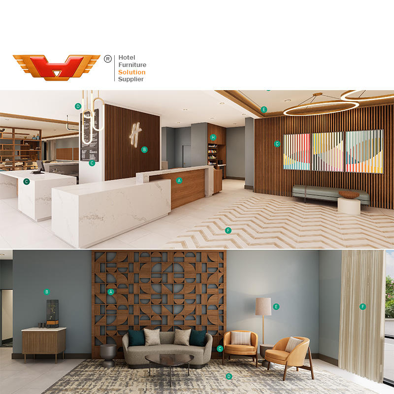 Manufacturer Supply Service Holiday Inn Modern Hospitality Full Set Hotel Guest Room Furniture