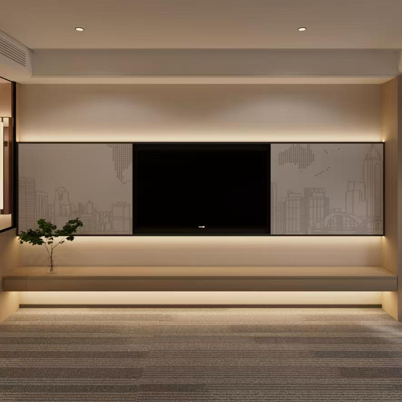 Foshan Factory Commercial Hospitality Resort Villa Apartment Guest Room Suites King Size Luxury Bed Bedroom 5 Star Hotel Furniture Set