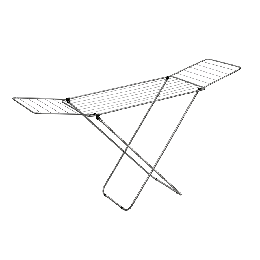 Black/White Powder Coating Surface Finish Multi-Function Drying Rack for Laundry Room