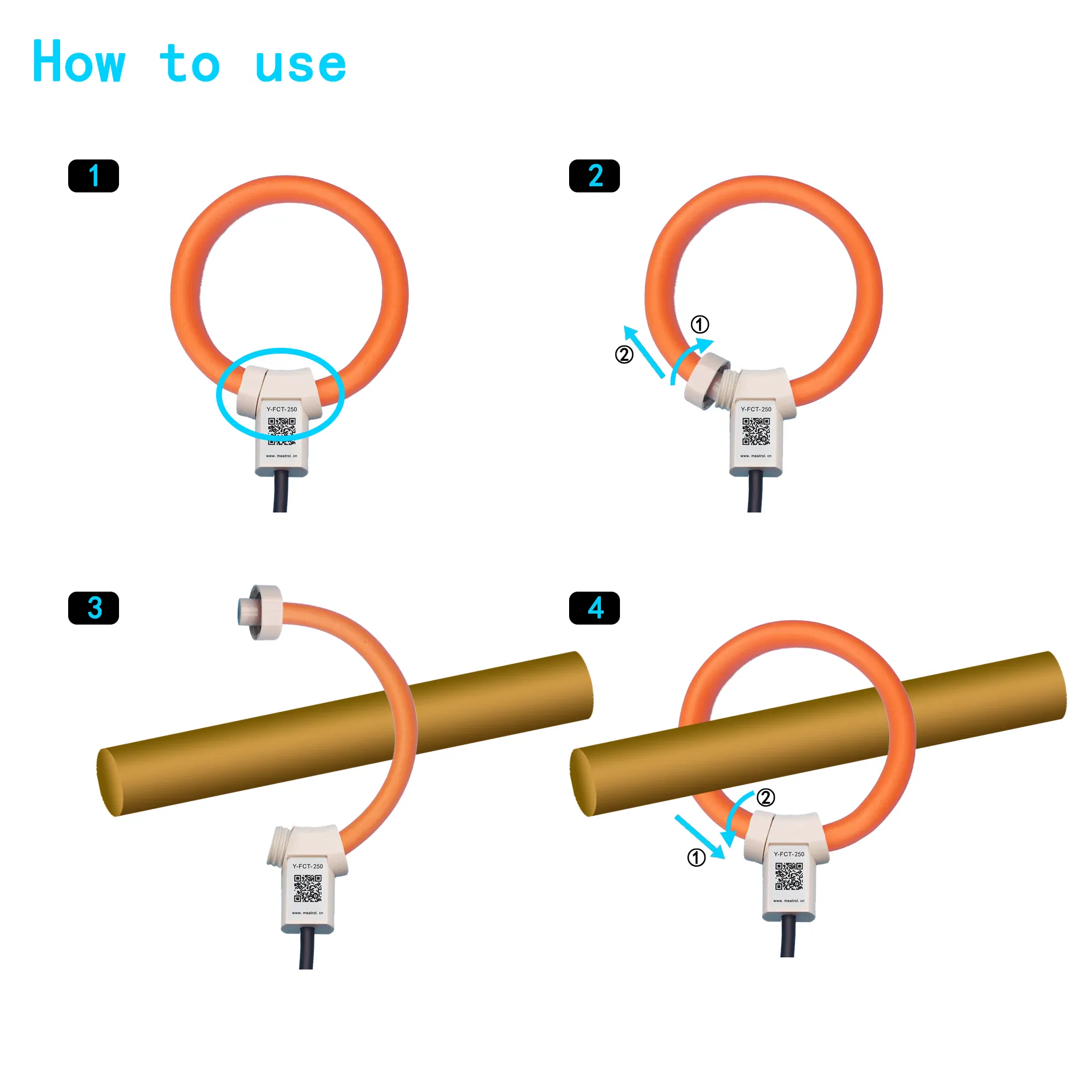 Low Voltage Monitoring Unit Flexible Current Senor