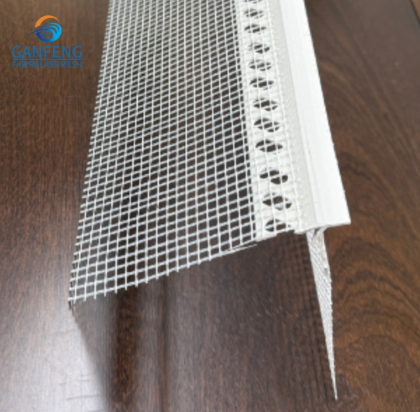 PVC Plastic Drip Edge Corner with Fiberglass Mesh 2.5m High Standard From Direct Factory