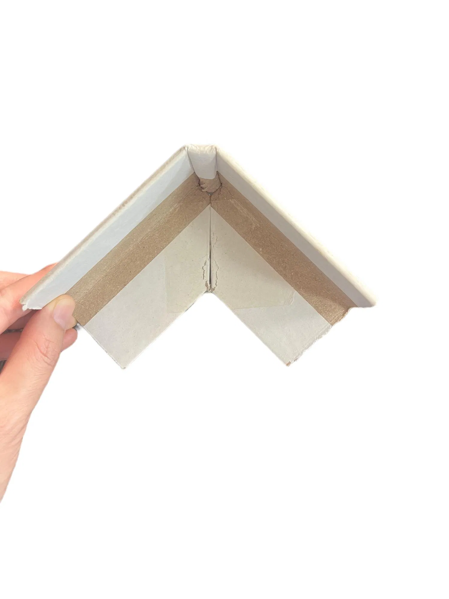 Factory Specializes in Producing White Customized Paper Sleeve Corner100+100*70*70*4mm