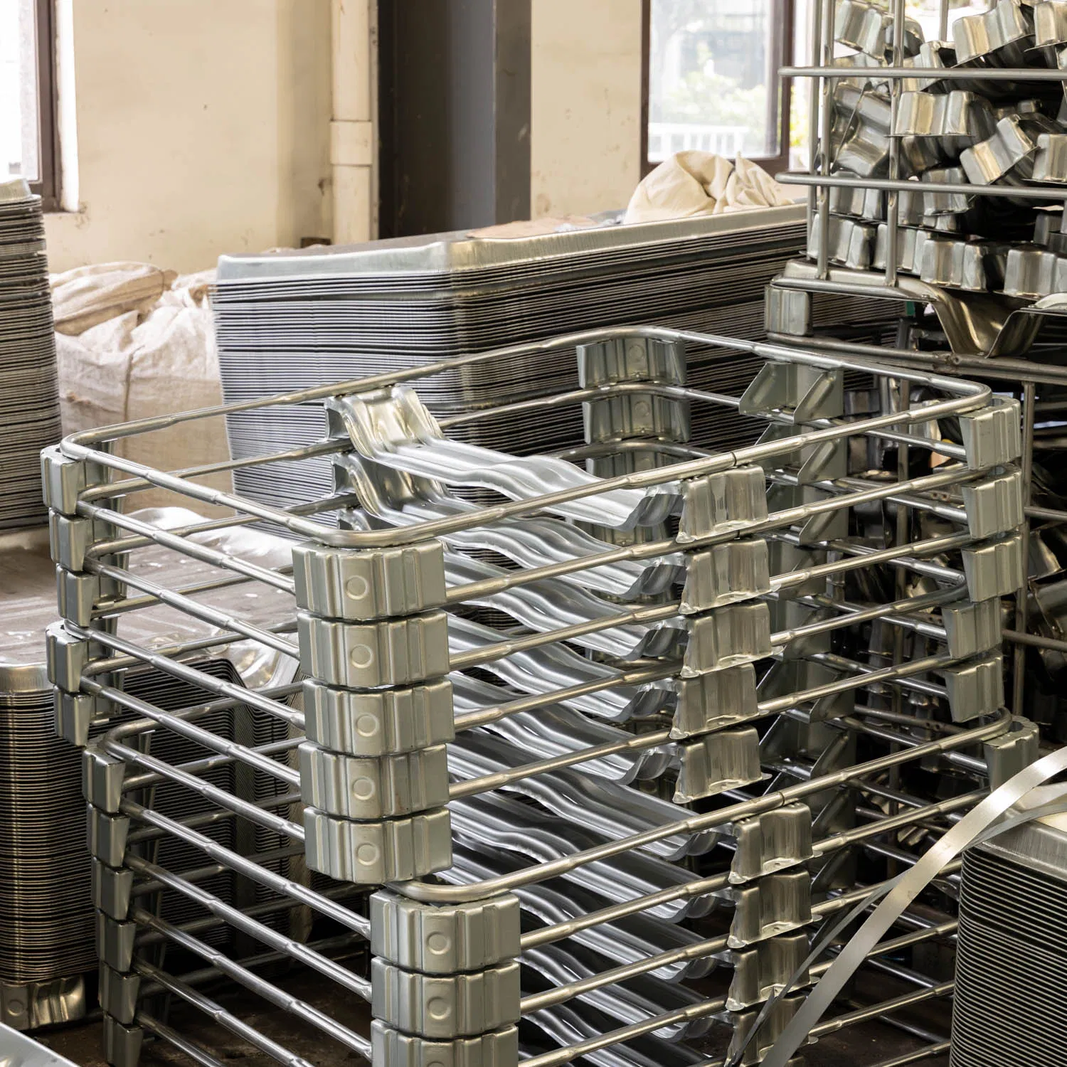 Galvanized Steel Middle Corner Fitting for IBC Cages