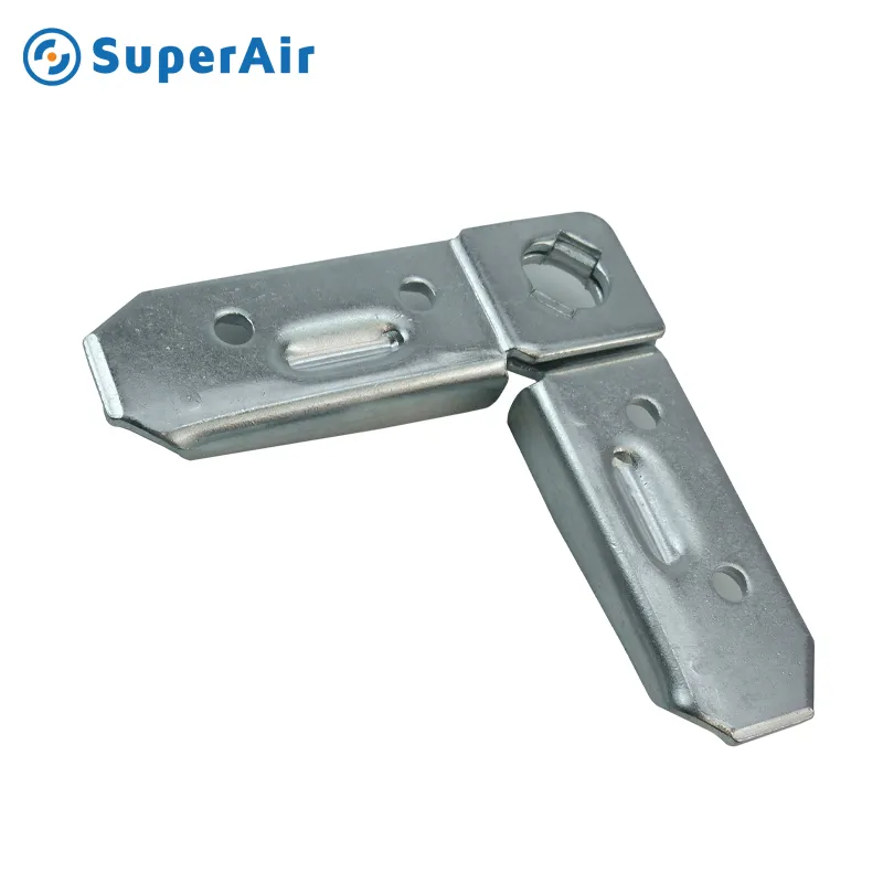 HVAC Galvanized Steel Duct Flange Corner 4
