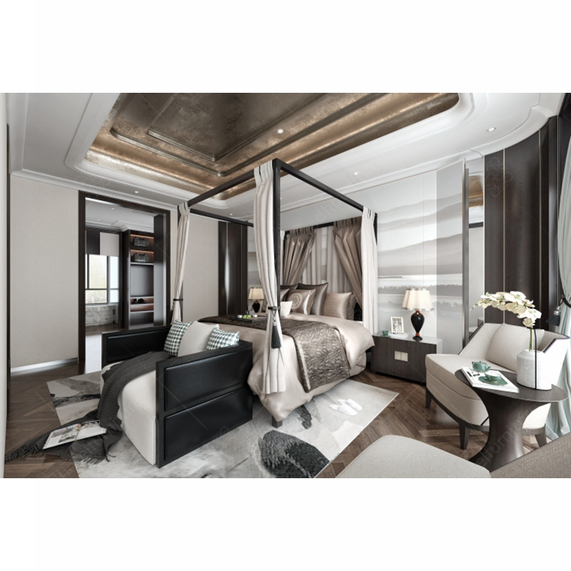 Custom Made Hotel Standard Bedroom Guest Room Suite Furniture for 5 Star Hotel