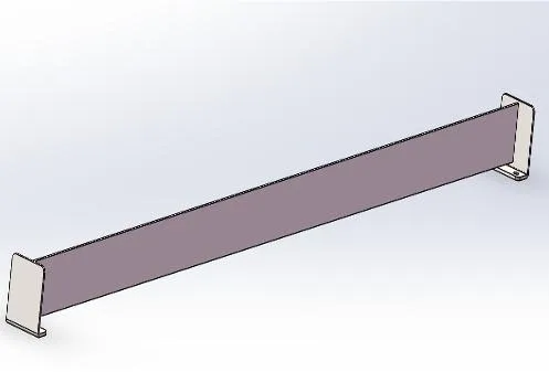 Galvanized steel beam