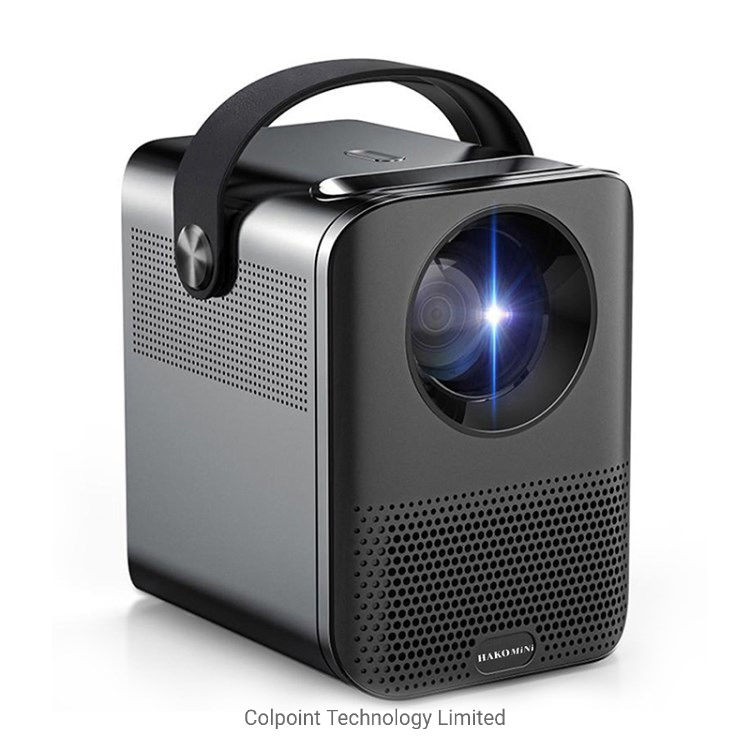 Hakomini Pl3 1080P HD Durable Movie Projector TV 2GB+8GB Android 10.0 200ans Home Theater with Dolby Sound EU Plug