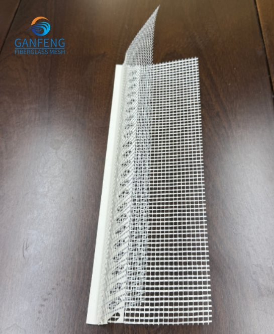 PVC Plastic Drip Edge Corner with Fiberglass Mesh 2.5m High Standard From Direct Factory