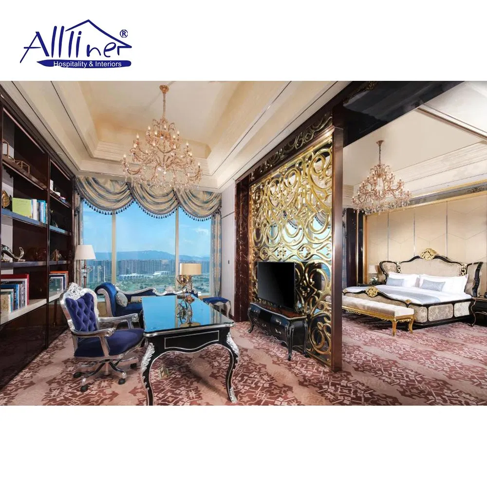 Wyndham Hotel 5 Star Bedroom Sets Used Luxury Leather Double Bed Guest Room Furniture