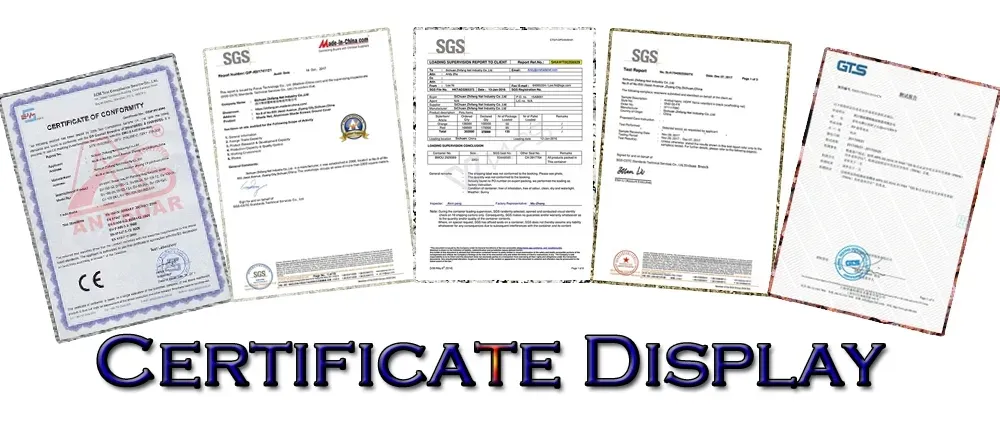 Certifications Display