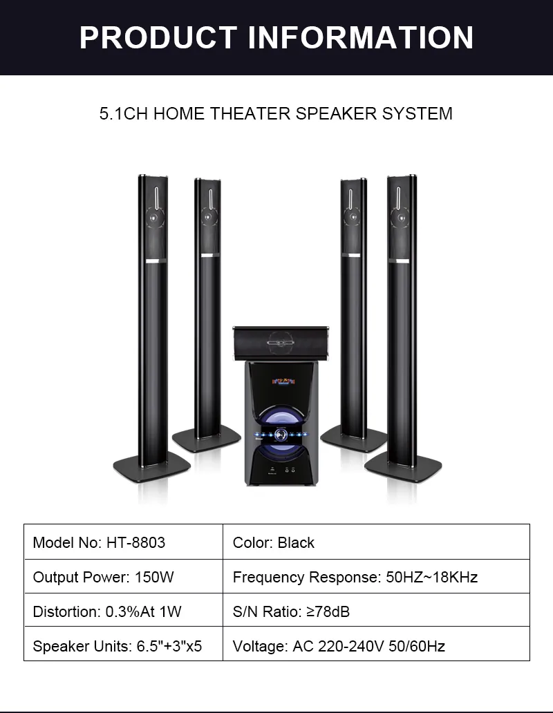 Home Theatre System Ht-8803 View 2