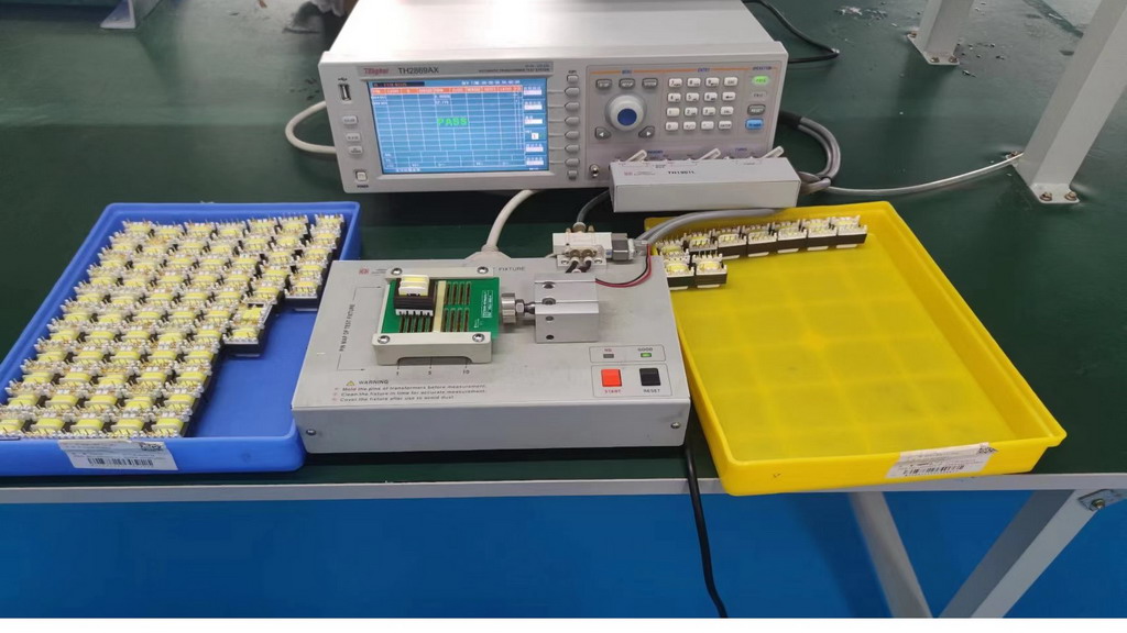 Quality testing of current transformers and magnetic components