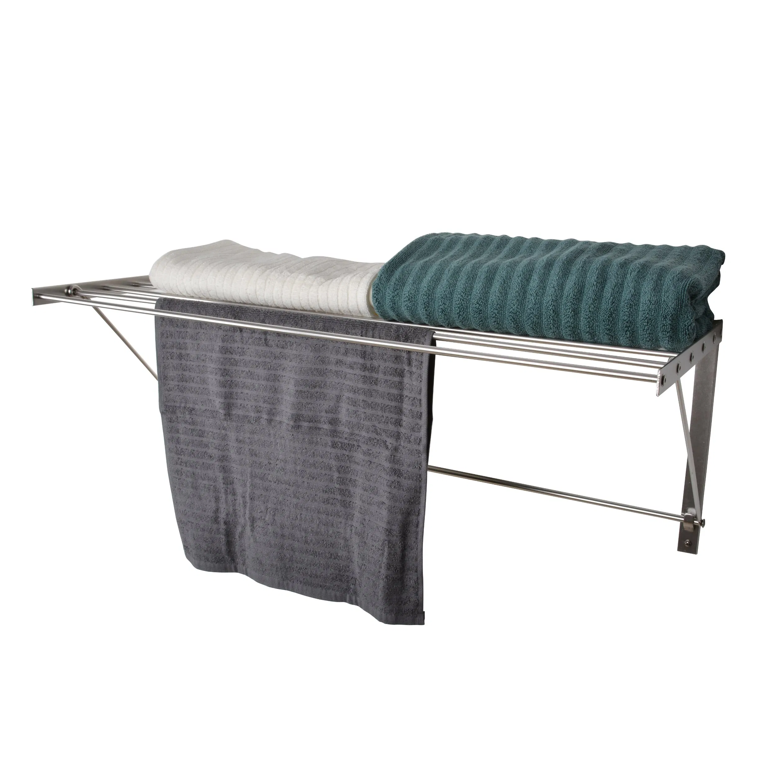 High Quality Stainless Steel Towel Shelf for Bathroom Organization