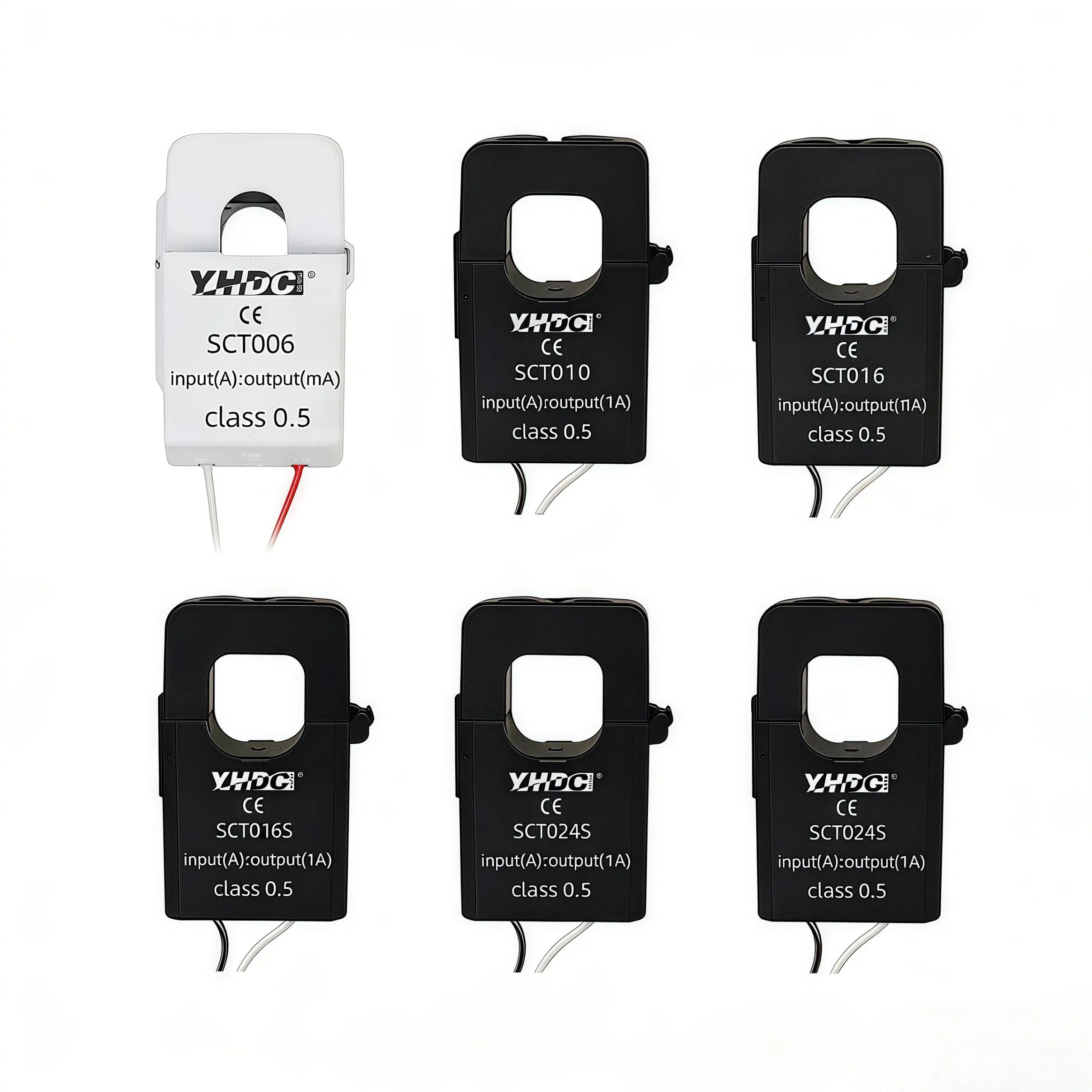 YHDC Split Core Current Transformer SCT Series High Accuracy 1A to 600A