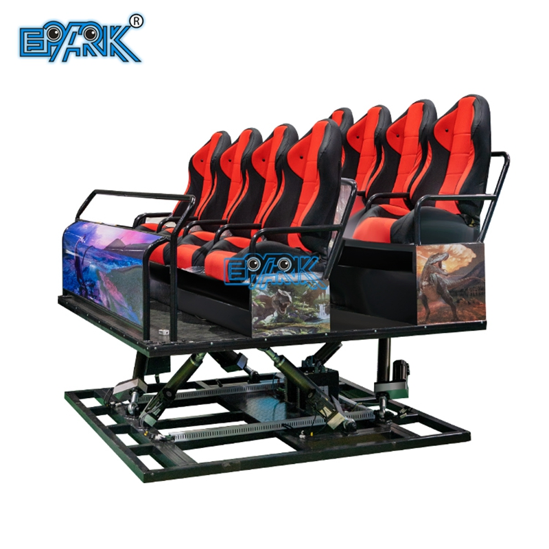 5D Cinema 8 Chairs Amusement Park Simulator Equipment Indoor 9d Vr Machine Home Theater